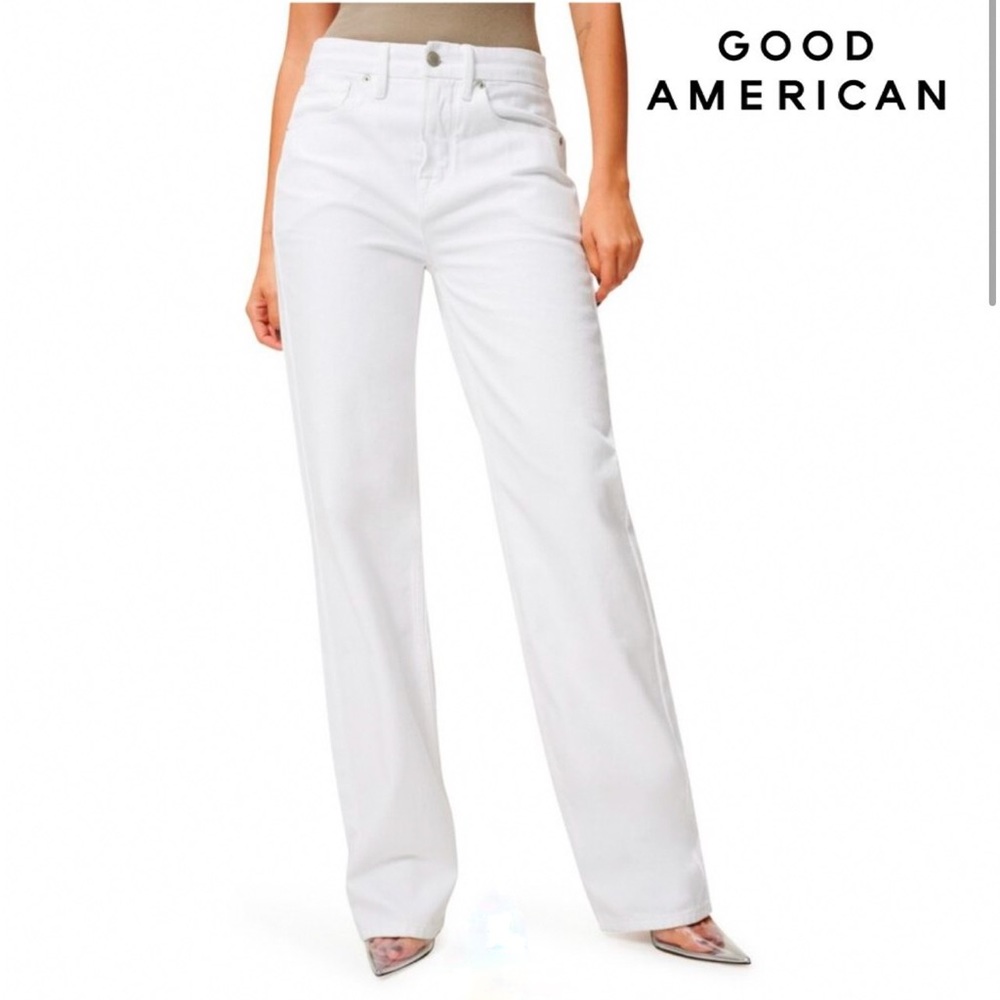 NEW Good American Good 90s Loose Fit Jeans